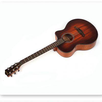 New Designed Acoustic Guitar Deviser LK-12 Mahogany Guitar Wholesale Factory Price OEM High Quality Guitar photo-4