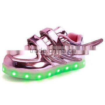 2016 unique new design top qualitly led light kids shoes