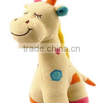 cute soft giraffe plush baby toy