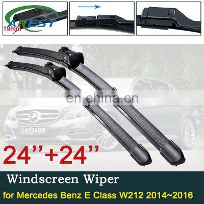 for Mercedes Benz E Class W212 2014~2016 2015 E250 E300 E350 E400 E550 E63 Car Wiper Blade Windshield Wipers Car Accessories