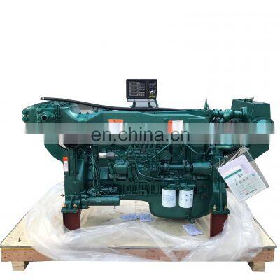 WD615.61C01S Original 110kw 1800rpm 6 Cylinders Sinotruk Marine Diesel Engine