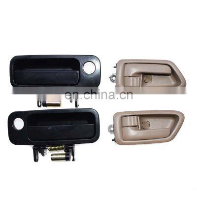 For Toyota Camry 1997-2001 Front Black Outside Tan Inside Door Handles Set 4Pcs 69206-AA010,69205-AA010,69220AA010,69210AA010