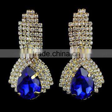 Arabic Beautiful Golden Earring Designs for Women Indian Arete Dije Colgante Para Mujer photo-3