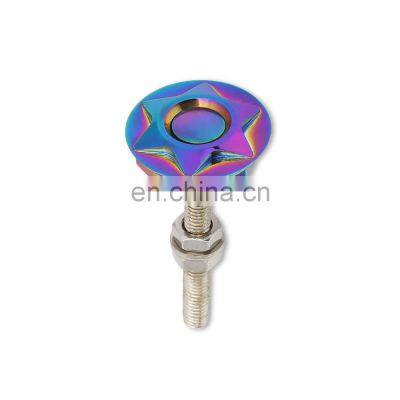 Aluminum Quick release Push Button Bonnet Hood Pin , 32mm x 54mm Bonnet lock clip kits, 2.5