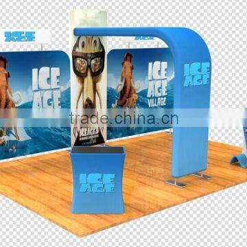 Wholesale top quality low price advertising backdrop banner, aluminum frame 100% poylester