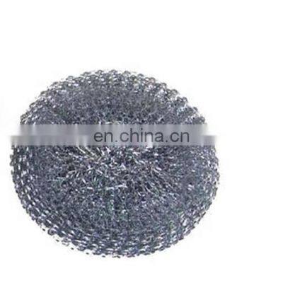 galvanized pot scourer 20 gm galvanized mesh scourer raw material