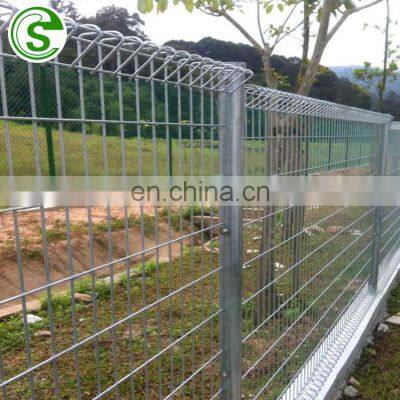 Green hot dipped galvanized fencing panels brc wire mesh