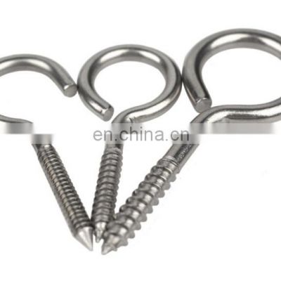 China supplier MULTI-PURPOSE SCREWS sizes 5/8 m6 m8 10 mm 45mm HOOK SCREWS EYES SCREW