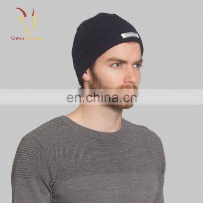 Classic Mens Cashmere Caps Cashmere Beanie Caps for Men photo-3