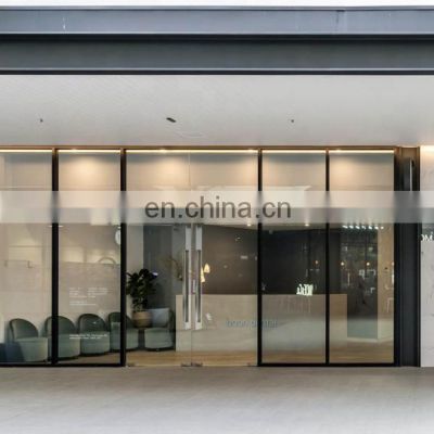 KFC Door /Aluminum KFC Spring Door Beautiful Aluminium Double Glass Swing Door