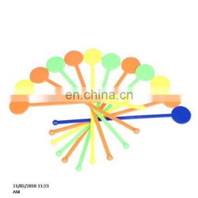 Custom Biodegradable Plastic Silicone Swizzle Stir Stick Sticks, Cocktail Tea Coffee Drink Stirrer photo-3