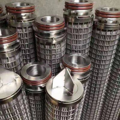 Stainless steel sintered filter element - chemical plant filter element