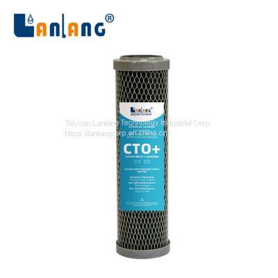 Activated carbon water filter for anti scale filter RO