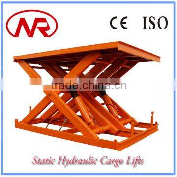 scissor cargo elevator industrial cargo elevator