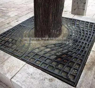 cast iron tree pit grates