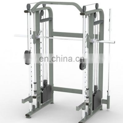 Commercial gym equipment fitness equipment ASJ-A094 multi Functional Trainer crossover cable Smith machine deep Squat