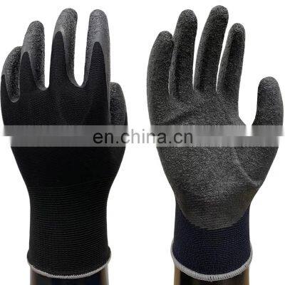 13G Red Polyester Lining With Anti-slip Latex Coated Wholesale Work Gloves made in china for Assembly  Worker