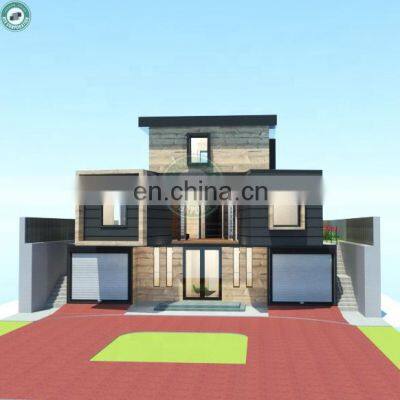 3 Storey Splendid Modular Container Structure House 5 Bedroom Modern Prefab Residence Dubai Container House