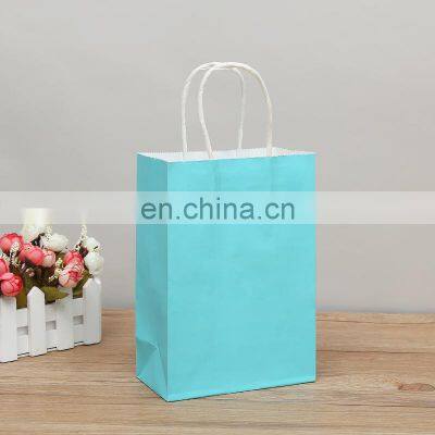 Custom Logo Tote Bag Small Recycle Kraft Paper Bag for Pack photo-5