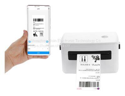 HOP-HQ450 Factory New Arrival 110mm 4' Label Thermal Printer Packaging Labels Printer for Shipping Label Printer