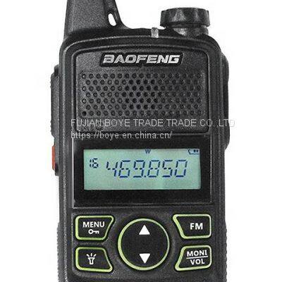 Baofeng BF-T1 mini walky talky walkie talkie with flash light walkie talkie 400-470MHz