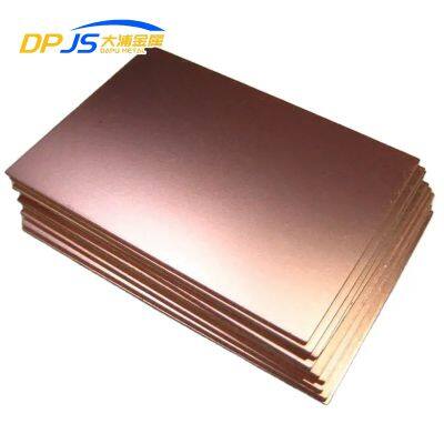 C1020/c1100/c1221/c1201/c1220 99.9% Purity Copper Alloy Sheet/plate Further Making Utensil