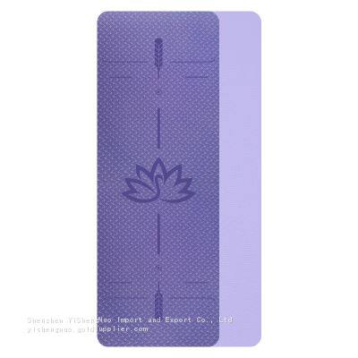Custom Double-layer Non-slip Dustgo Yoga Mat Tpe Biodegradable photo-2