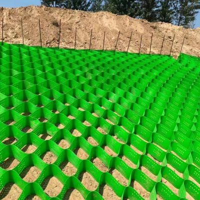 Polymer honeycomb confinement system ecological slope protection plastic geocell