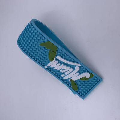 PVC Rubber Beer Bar Mat Eco Water Proof PVC Drinking Bar Rail Mat Silicone Bar Mat Spill Bar Mat photo-5