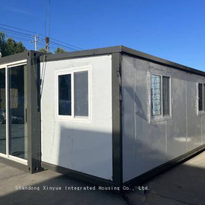 Luxury Oem Factory Low Price 2023 Extended Container House Expandable Prefab Living 20ft 40ft With 3 Bedrooms photo-2