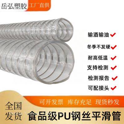 clear wire reinforced hose