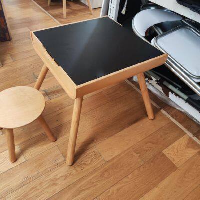 Wood Kids Sensory Table Playing Storage  Play Kids' Study  Desk  Kids Chair Set Baby Table Children's Wooden Play Table