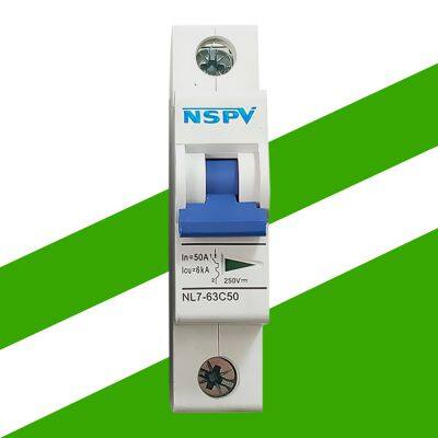 High Quality MCB Miniacture Circuit Breaker Solar DC 2P 1500V Protective Device