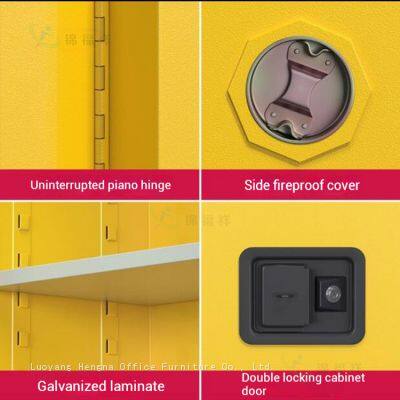 Fire-Proof Colorful Chemical Storage Cabinet With Safe Lock for Laboratories – Safe Storage for Gallon Chemicals photo-4