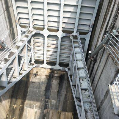 Algeria Curved Steel Sluice Gate, Steel Flat Channel Gate, Stainless Steel Waterstop Sluice Gate for Sewage Treatment, Water Supply and Drainage