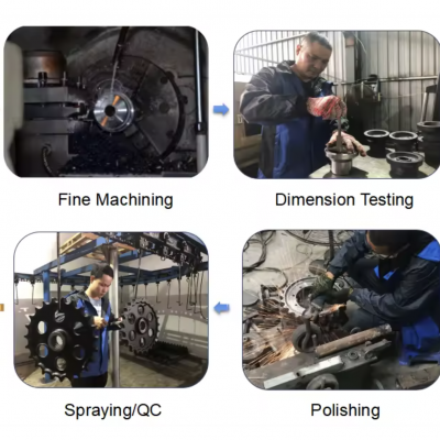 High Quality Excavator Undercarriage Parts Track Link Track Group SY15 SY55 SY75 IHI40 IHI 50 Track Shoe Group Assembly photo-3