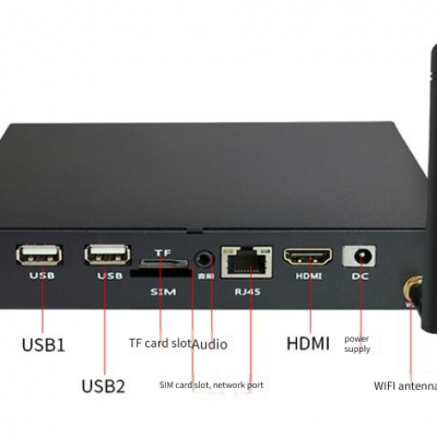 Intranet Lan Information Publishing Multimedia Advertising Machine 4k Player Box, High-definition Vertical and Horizontal Screen Wireless Terminal Android Information Publishing Box, Rockchip and Allwinner Playback Box