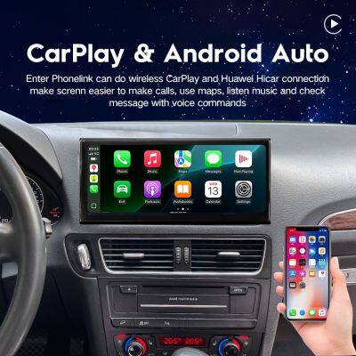 12.3 Inch IPS Carplay 8 Core Android 13 Multifunction Car Stereo Android Interface for Audi Q5 2009-2016 Low Level 4+64GB photo-5