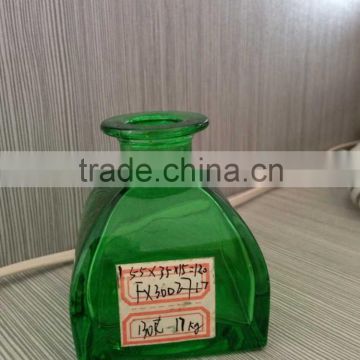 green color glass arome bottle with lid 50ml 250ml