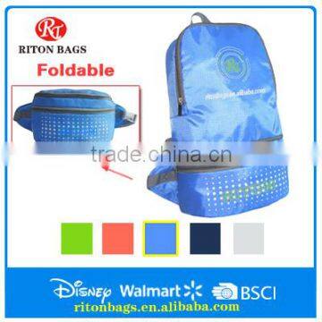 Amazing design colorful foldable backpack