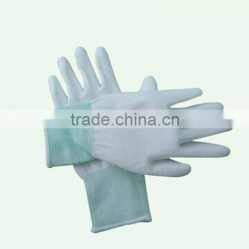 13g nylon pu coated nylon gloves pu glove