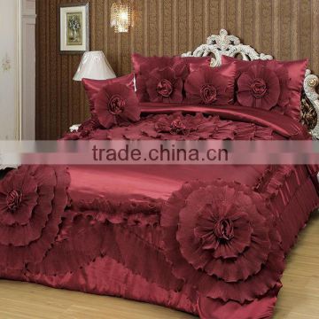 Handwork/Patchwork Luxcury red wedding bedding set Turkey and Middle east style