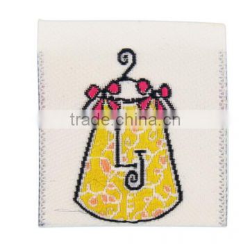 Cute children garment woven label