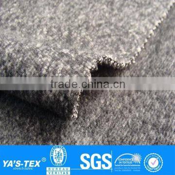 grey bamboo charcoal fabric polar fleece fabric softshell fabric for winter sportswear Bedding hat