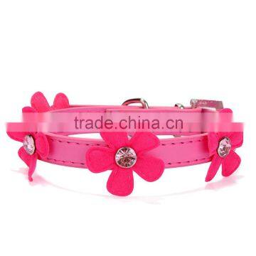Wholesale dog chain pet supplies acrylic sunflower dog collars