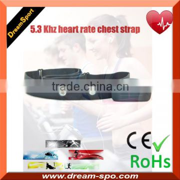 2015 Promotion 5.3K Transmission Health Heart Rate Sensor Chest Strap