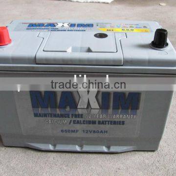 Maintenance free automotive battery