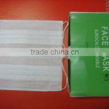 Disposable Economic Paper Face Mask With Earloop 14gsm photo-2