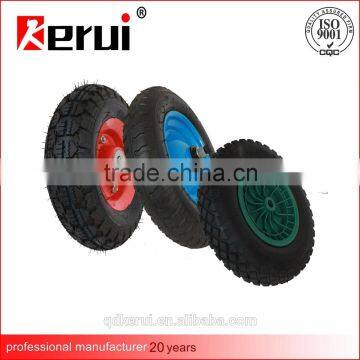 Wholesale Manufacture Pneumatic small Rubber trolley Wheels with different size                        
                                                Quality Choice