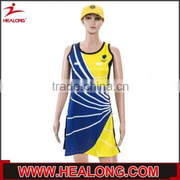 biggest factory cheap custom sublimation netball skirt